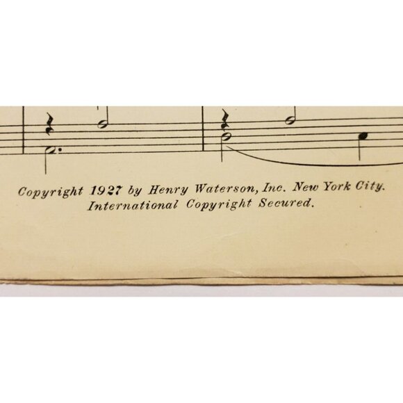 Sheet Music- I Love No One But You By Phil Spitalny Vintage  1927 - Picture 4 of 4